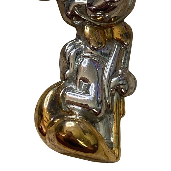 Disney Mickey Mouse Two-Tone Silver & Gold Plated Charm Pendant - Picture 7 of 8